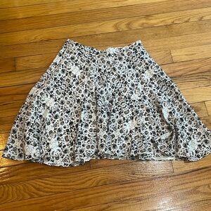 Club Monaco floral skirt